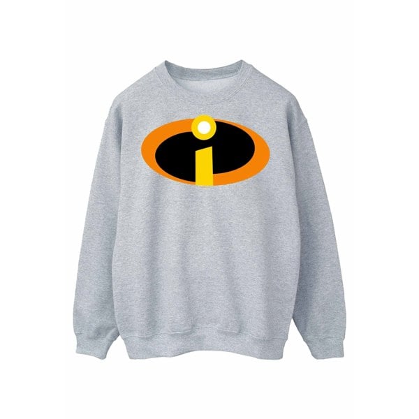 Disney Mens The Incredibles Costume Logo Sweatshirt - Sports Grey