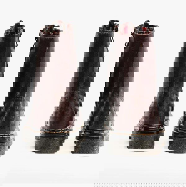 Heavenly Feet JUSTINA2 Womens Lace Up Boots Burgundy