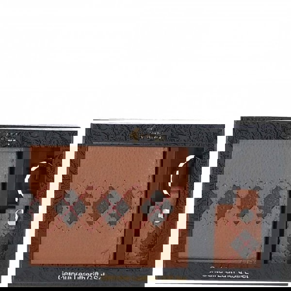 Gabicci Real Leather Wallet & Key Ring Gift Set: GB-305-GS