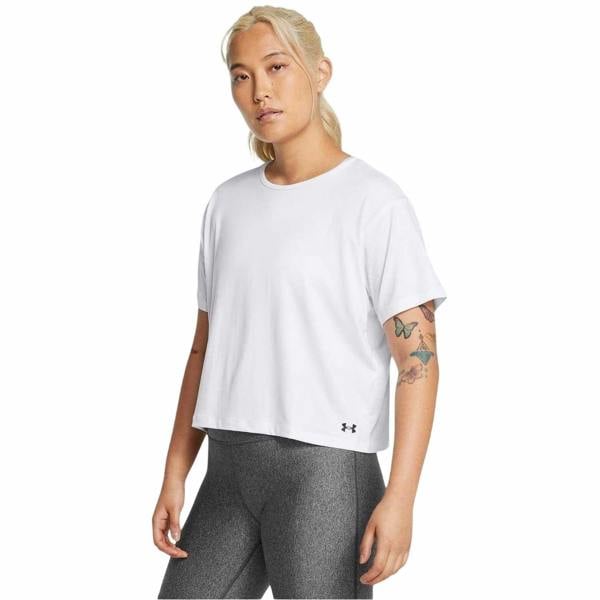 Under Armour Womens/Ladies Motion Crew Neck T-Shirt - White - 