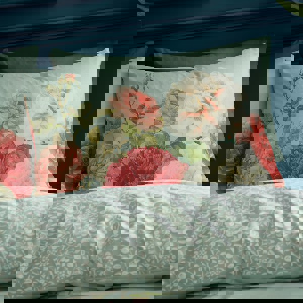 RHS Rose Garden 200 Thread Count Cotton Reversible Duvet Cover Set