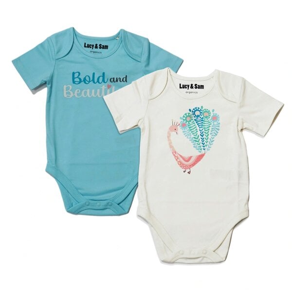Lucy & Sam Bold & Beautiful Two Pack Bodysuits