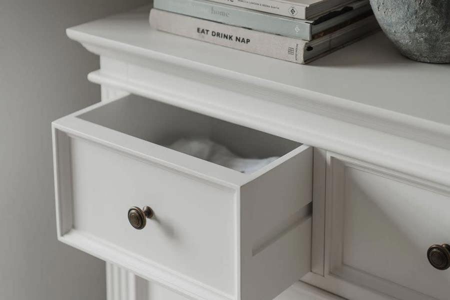 Statement Furniture Gainsborough Chest of Drawers, 2 Over 3 Large Bedroom Storage Assembled
