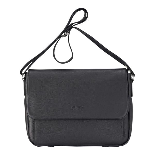 Infinity Leather Genuine Leather Laptop Bag Travel Work Messenger Satchel - Camden