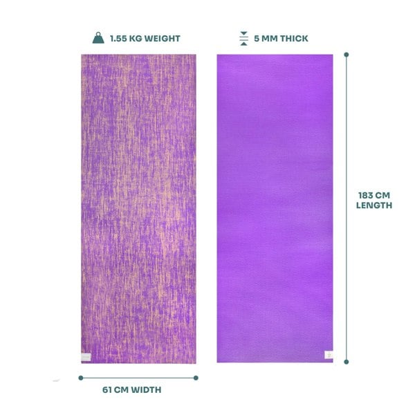 Myga Jute Yoga Mat Available in 6 Colours