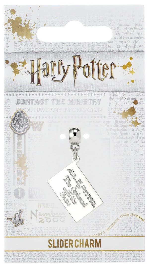 The Carat Shop Harry Potter   Hogwarts Acceptance Letter Slider Charm  Silver