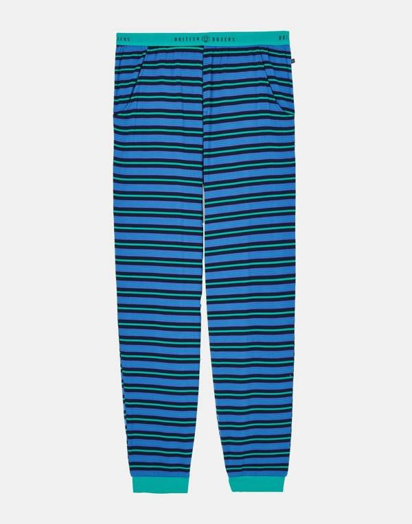 British Boxers Men's Bamboo Pyjama Set - Ultramarine