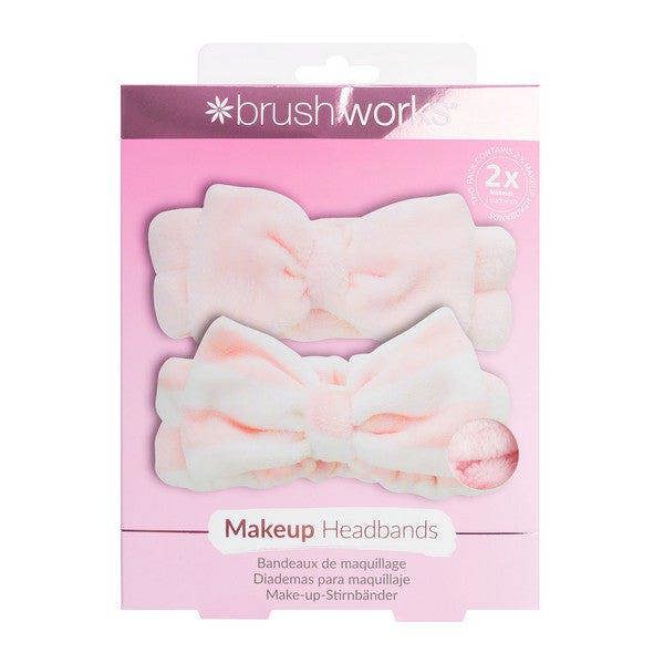 Brushworks Makeup Headbands - 2 Pack