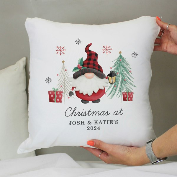 Personalised Memento Company Personalised Gonk Christmas Cushion