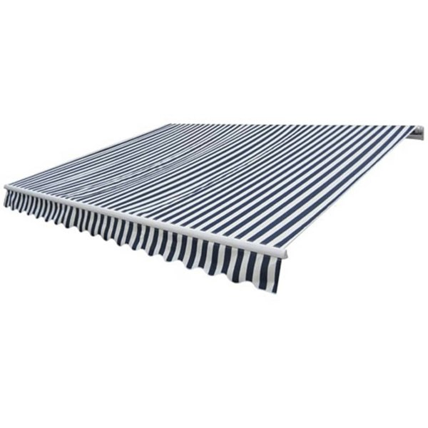 Berkfield Folding Awning Manual Operated 300 cm Blue/White