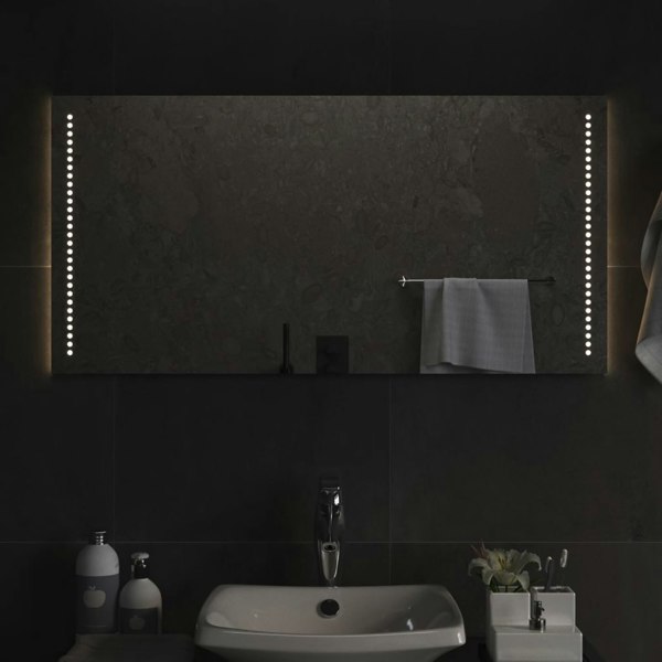 Berkfield LED Bathroom Mirror 50x100 cm