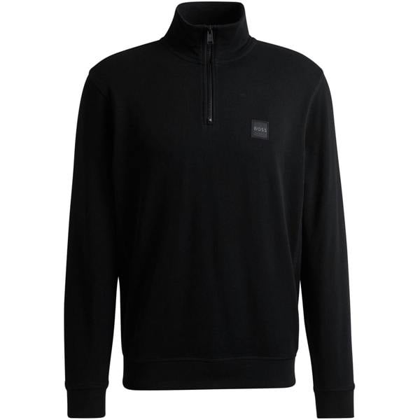Boss Mens Terrycloth Sweatshirt - Black - 