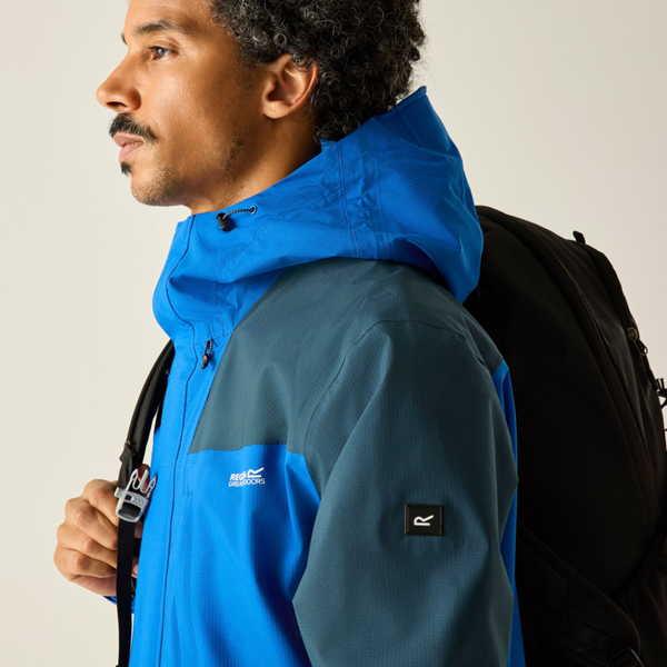 Regatta Mens Freesdale Waterproof Jacket - Olympian Blue/Night Sky