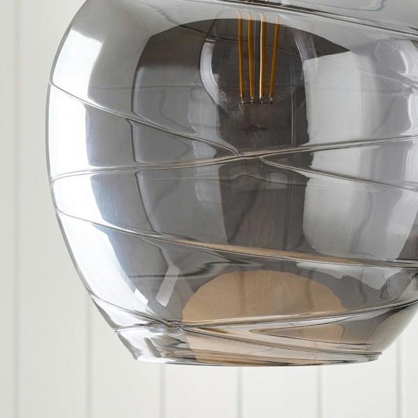 Pagazzi Lighting Zula 1-Light Smokey Grey Pendant
