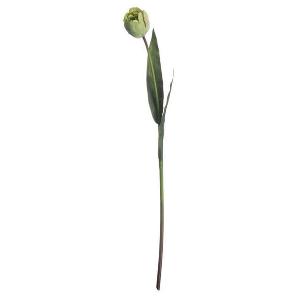 Hill Interiors Artificial Green Tulip Plant - Green - 