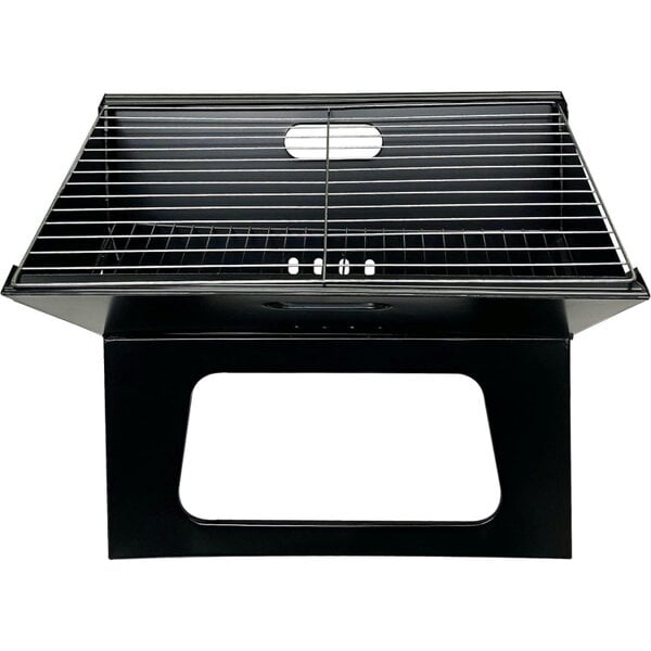 Dyzi Foldable Charcoal BBQ Grill 44x29cm Portable Camping Barbecue