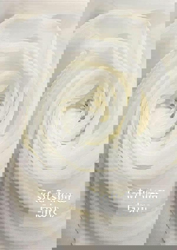 Luxury Living Voile Ring Top Curtain Panel Pair