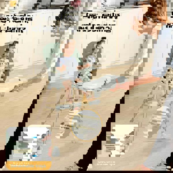 Dekko 6-In-1 Baby High Chair Kids Feeding Eating Seat Removable Adjustable Tray