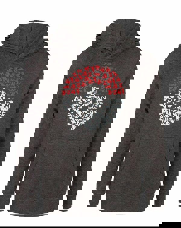 Pokemon Boys Grey Pikachu Silhouettes In Pokeball Hoodie