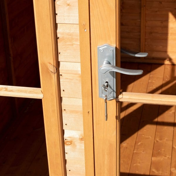 Shire Orchid 8x8G Summerhouse with curved roof - Best Shed