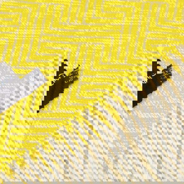 Heating & Plumbing London Lollypop - Pure New Wool Blanket - Yellow