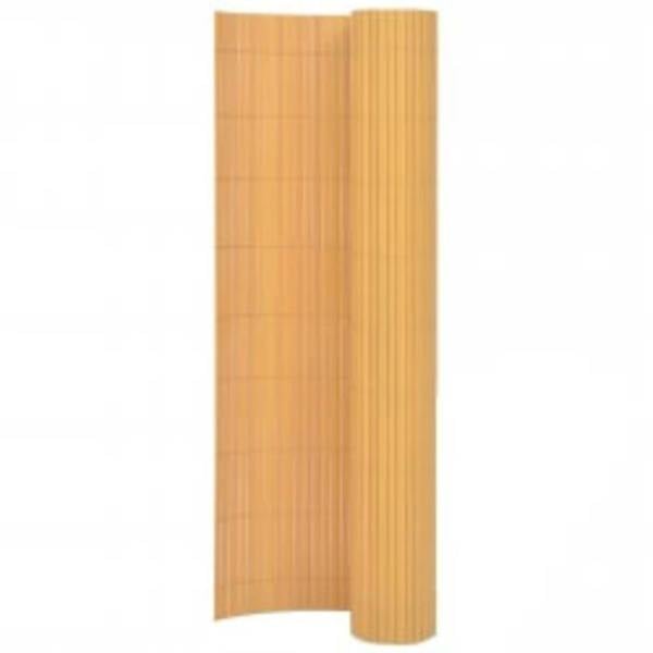 Berkfield Home Berkfield Double-Sided Garden Fence 110x400 cm Yellow