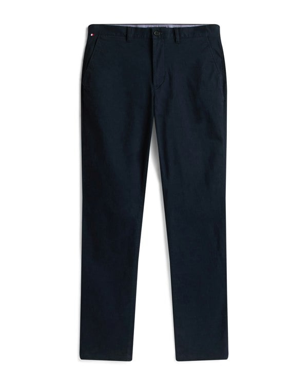 Tommy Hilfiger Core Denton Essential Mens Straight Twill Chinos - Desert Sky