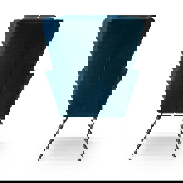 Dorel Home Dalton Accent Chair in Velvet Blue