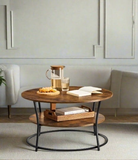 Modcraft Round Coffee Table with 2 Tiers