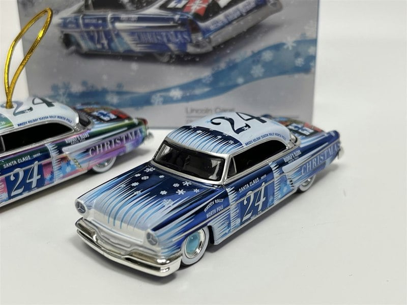 Mini GT Lincoln Capri Christmas Hot Rod By Tim Sadchikov 1:64 Mini GT MGT00888L