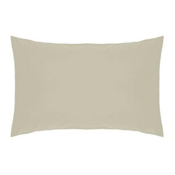 Belledorm Easycare Percale Housewife Pillowcase - Mushroom - 