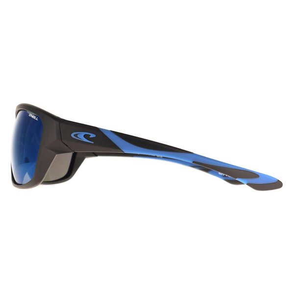 O'Neill Sunglasses ONS Dcurrent2.0 104P Matte Black Smoke Solid Silver Flash Polarized
