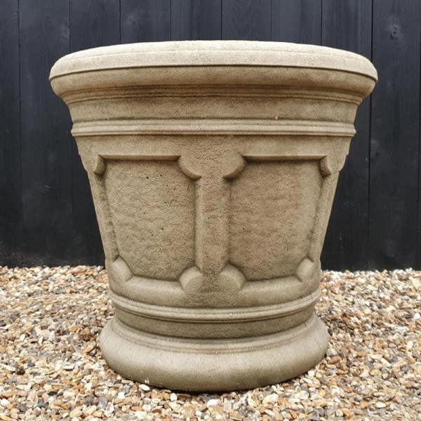 Large Stone Cast Classic Planter