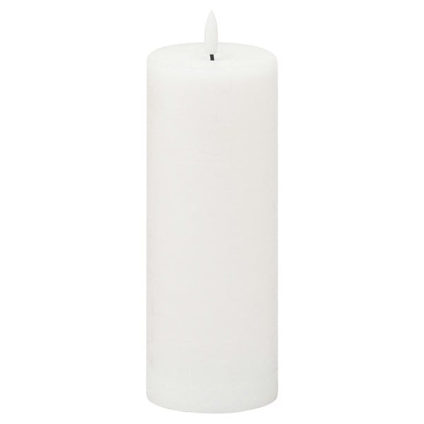 Hill Interiors Luxe Collection Natural Glow Electric Candle - White