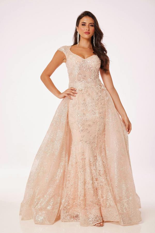 LuvForever Light Pink Maxi Dress