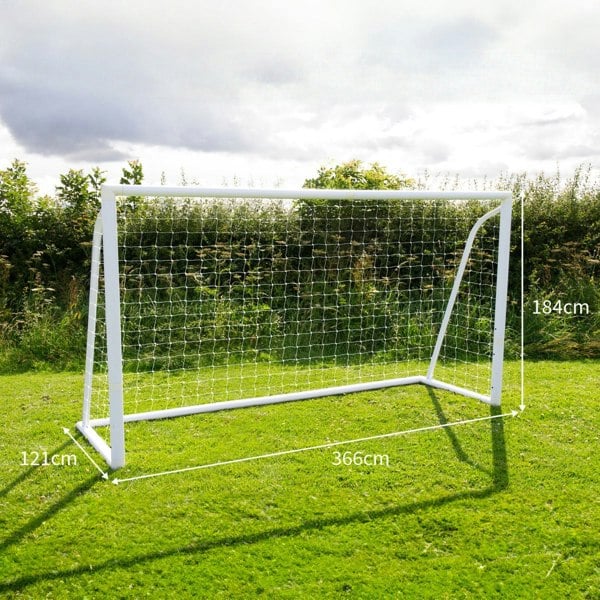 Monstershop 12 x 6ft Football Goal, Carry Case and Target Sheet