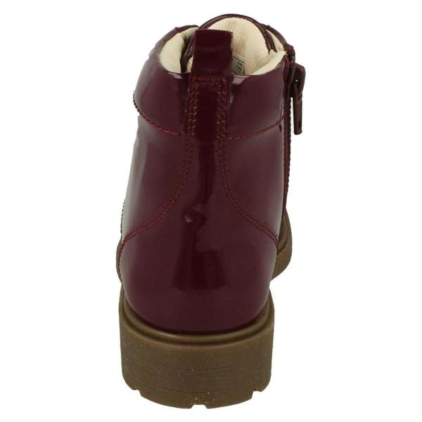 Clarks Girls Clarks Lace Up Detailed Ankle Boots Astrol Lace