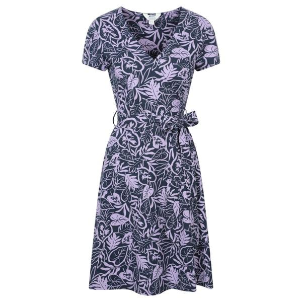 Mountain Warehouse Womens/Ladies Santorini Jersey Wrap Dress - Lilac - 