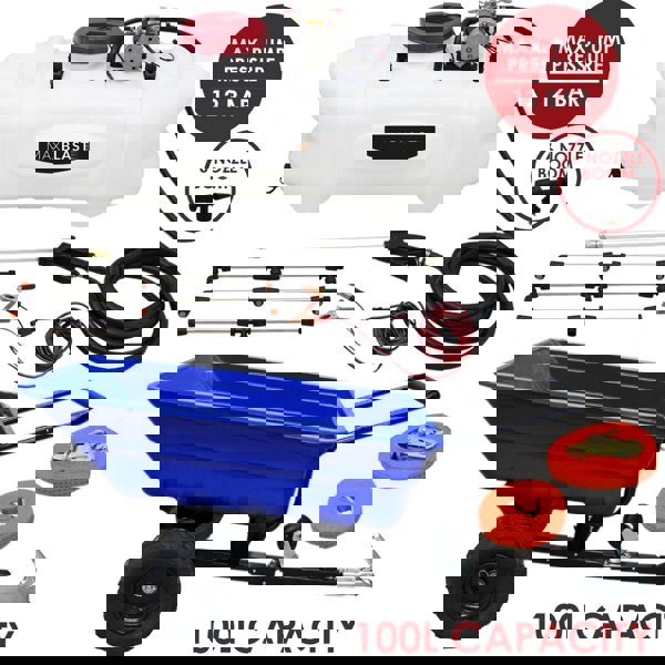 T-mech Off Road ATV Trailer and 100 Litre Sprayer Bundle