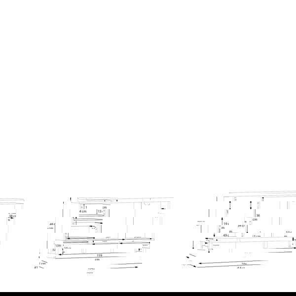 Furniture To Go Sali 2 Door 2 Drawer TV Unit in Sage Green