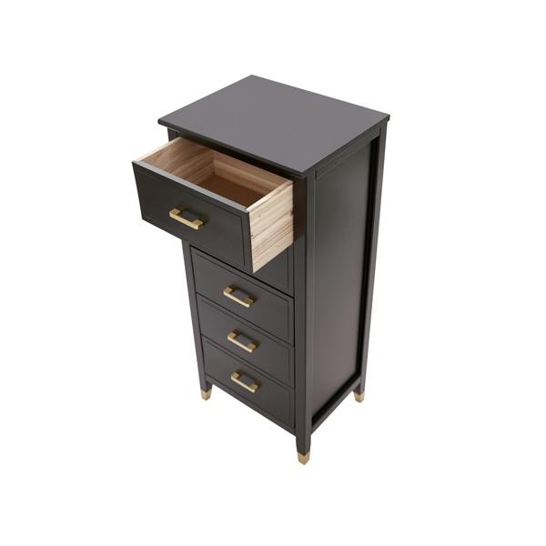 Cabinet Bits Palazzi 5 Drawer Narrow Chest of Drawers