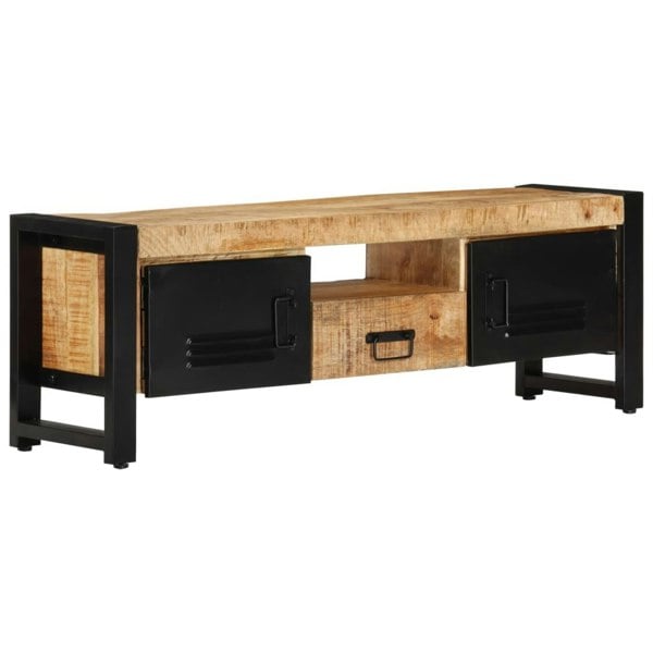 Berkfield TV Cabinet 120x30x40 cm Solid Wood Mango