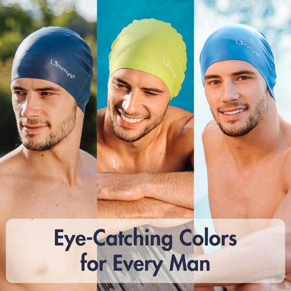 Limmys Premium Men's Swim Caps