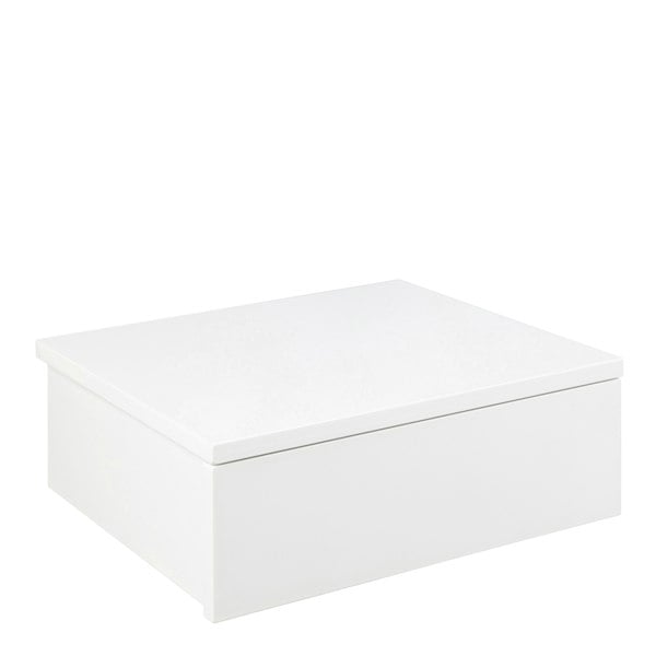 Furniture To Go Avignon Square Bedside Table with 1 Drawer in White