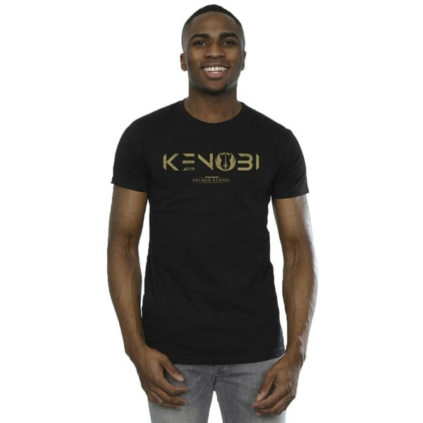 Star Wars Mens Obi-Wan Kenobi Logo T-Shirt - Black