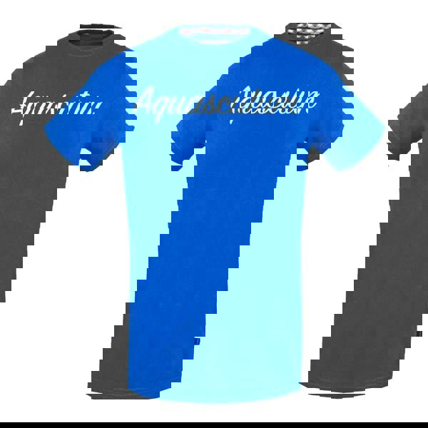 Aquascutum Mens Signature Logo T-Shirt - Blue