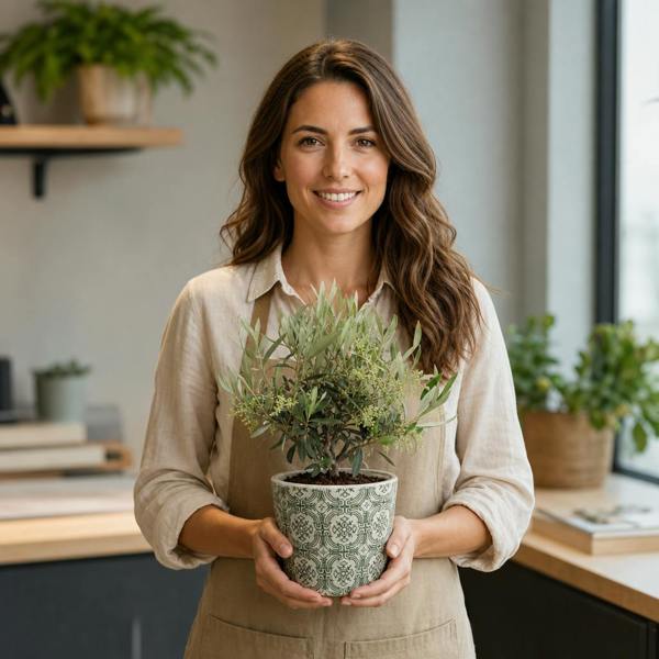 Mini Olive Bush in 15cm Pot