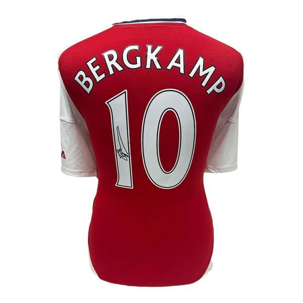 Unbranded Dennis Bergkamp signed Arsenal shirt — Unframed