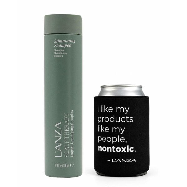 L'Anza Scalp Therapy Stimulating Shampoo 300ml + Koozie