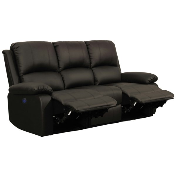 Comfy Living PU Leather Electric Reclining Sofa set